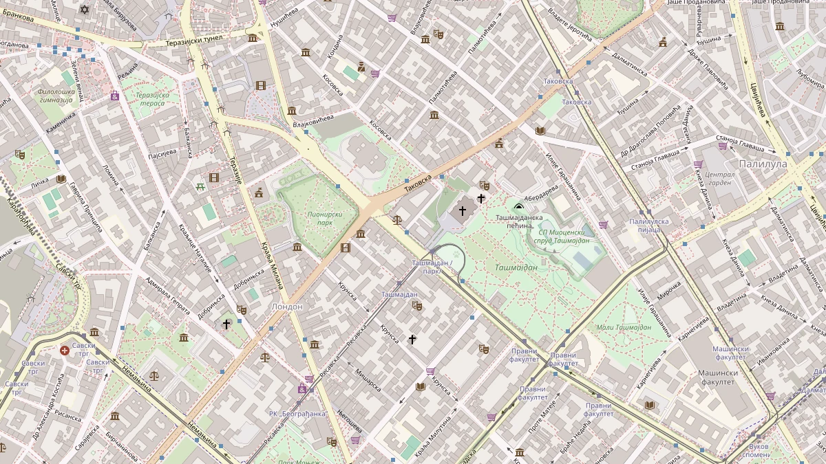 Mapa lokacije: Bulevar kralja Aleksandra 17, Beograd